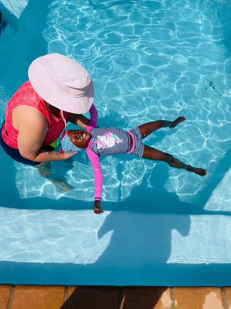 Swimming lessons with Jackie's Swim School